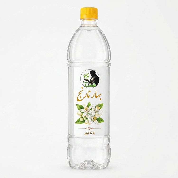 عرق بهارنارنج اعلا و اصل شفا مارکت - عطر طبیعی و دل انگیز ـ 1.5 لیتر